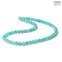 6.5mm Amazonite Faceted Round Beads 16 inch 63 pieces 1mm hole (ONLINE ORDER ONLY)