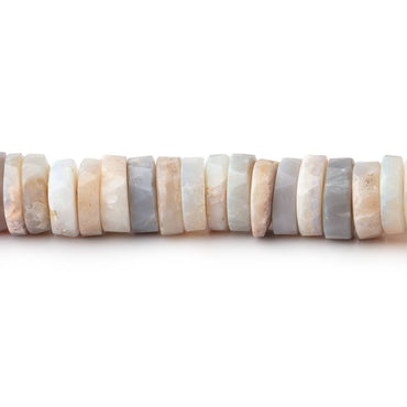 6.5mm Australian Opal Faceted Heishi Beads 16 inch 200 pieces (ONLINE ORDER ONLY)