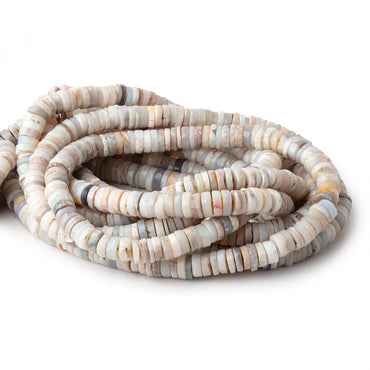 6.5mm Australian Opal Faceted Heishi Beads 16 inch 200 pieces (ONLINE ORDER ONLY)