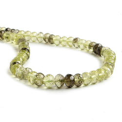 8mm Bicolor Quartz Faceted Rondelles 16 Inch 75 Beads (ONLINE ORDER ONLY)