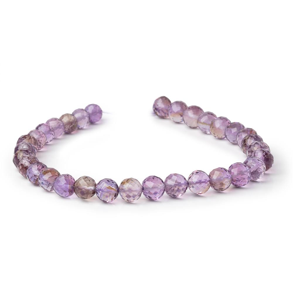 6.5mm Bolivian Ametrine Faceted Round Beads 8 inch 32 pieces (ONLINE ORDER ONLY)