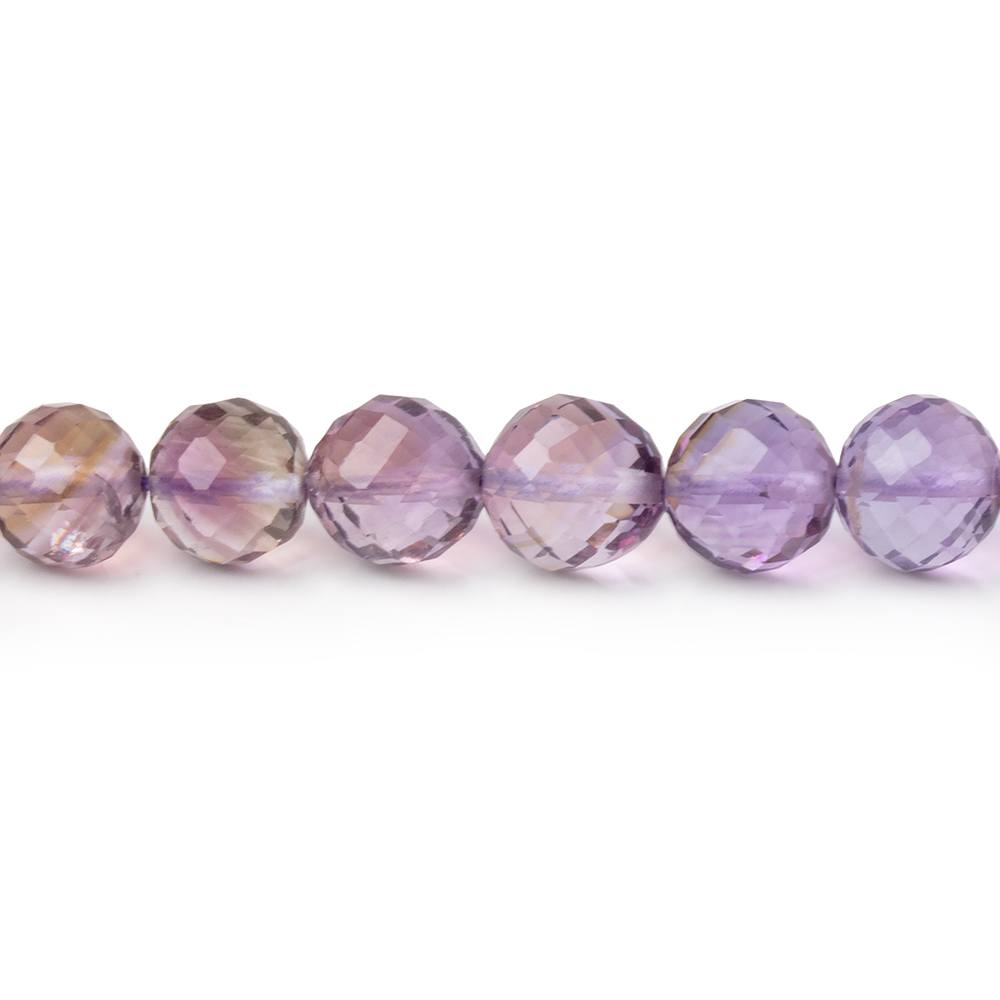 6.5mm Bolivian Ametrine Faceted Round Beads 8 inch 32 pieces (ONLINE ORDER ONLY)