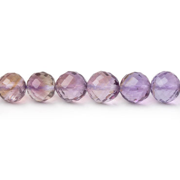 6.5mm Bolivian Ametrine Faceted Round Beads 8 inch 32 pieces (ONLINE ORDER ONLY)