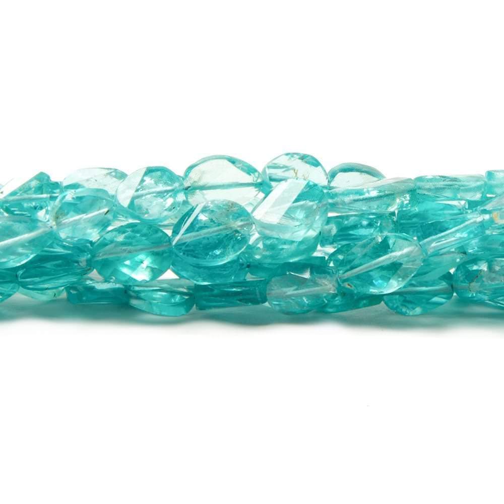 6.5x5-8x5mm Apatite Barrel faceted oval beads 9 inch 33 pieces (ONLINE ORDER ONLY)