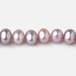 6.5x5mm Tri Color Off Round Freshwater Pearls 15.5 inch 70 Beads (ONLINE ORDER ONLY)