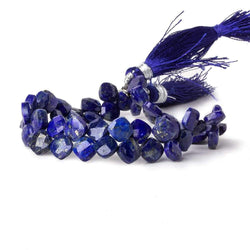 6.5x6.5mm Lapis Lazuli faceted pillow beads 7.25 inch 52 pieces A (ONLINE ORDER ONLY)