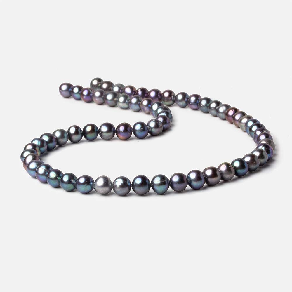 6.5x7mm Peacock Off Round Freshwater Pearls 16 inch 60 pieces (ONLINE ORDER ONLY)