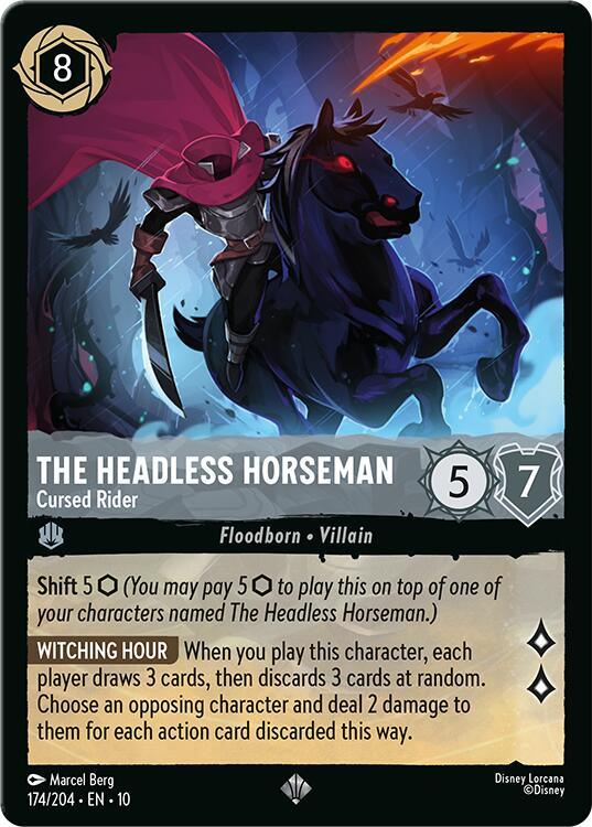 The Headless Horseman - Cursed Rider (174/204) [Whispers in the Well] (ONLINE ORDER ONLY)