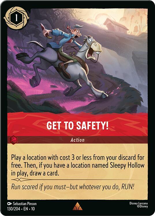 Get to Safety! (130/204) [Whispers in the Well] (ONLINE ORDER ONLY)