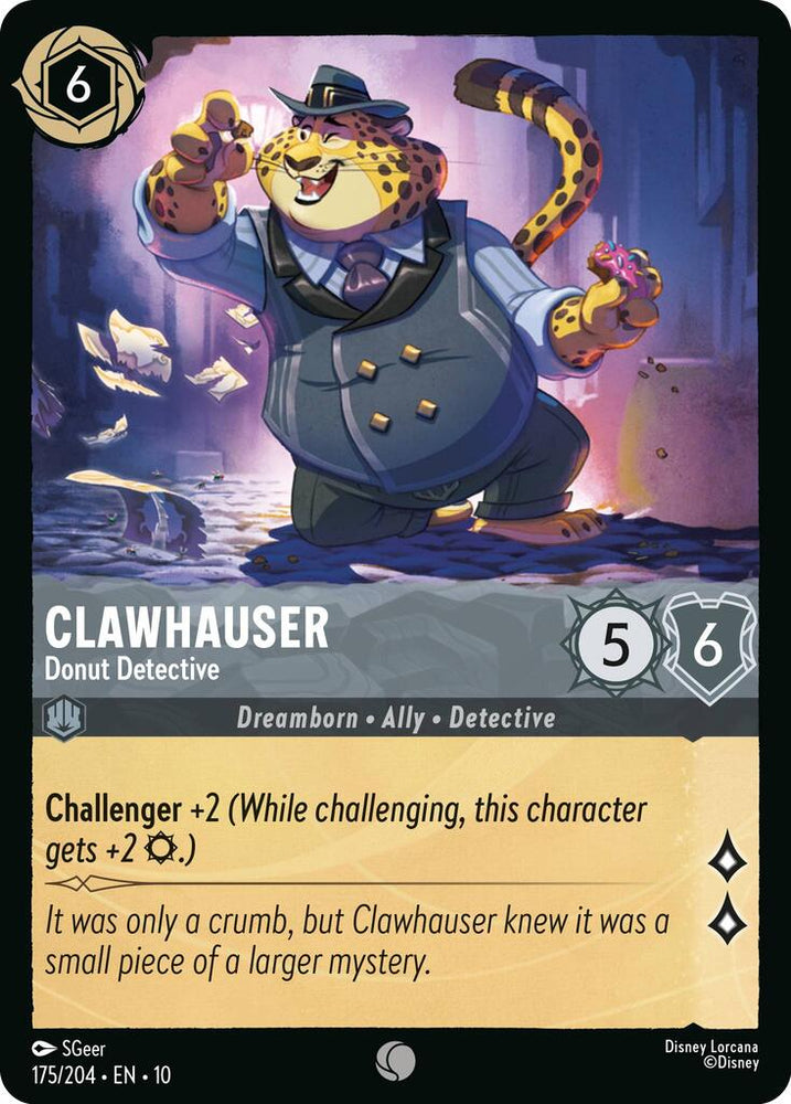 Clawhauser - Donut Detective (175/204) [Whispers in the Well] (ONLINE ORDER ONLY)