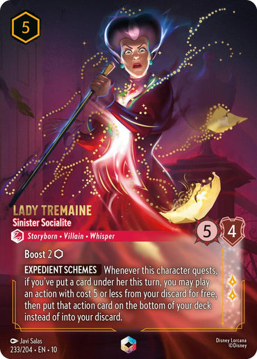 Lady Tremaine - Sinister Socialite (Enchanted) (233/204) [Whispers in the Well] (ONLINE ORDER ONLY)