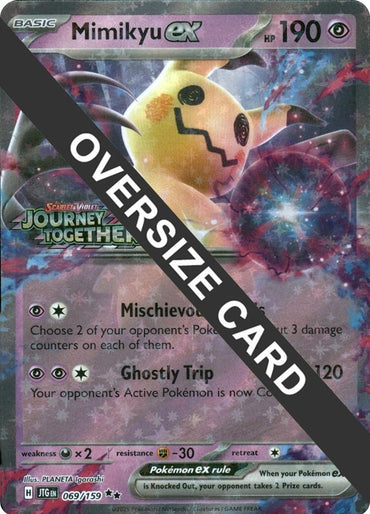 Mimikyu ex (069/159) (Journey Together Stamped) (Jumbo Card) [Miscellaneous Cards] (ONLINE ORDER ONLY)