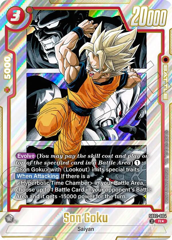 Son Goku (SB02-004) (Alternate Art) [Manga Booster 02] (ONLINE ORDER ONLY)