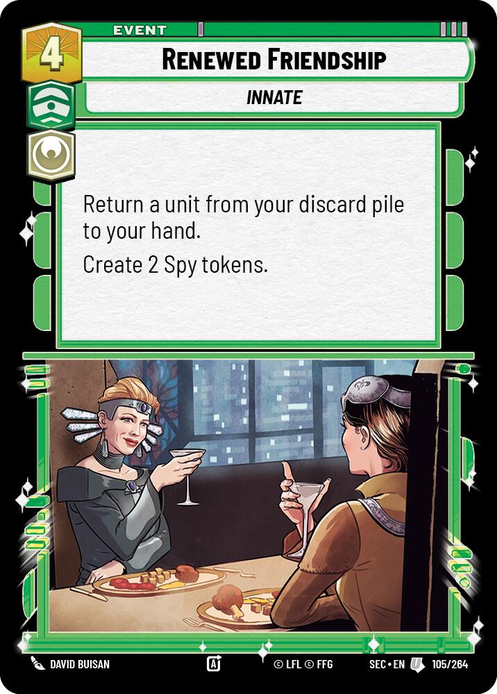 Renewed Friendship (105/264) (105/264) [Secrets of Power] (ONLINE ORDER ONLY)
