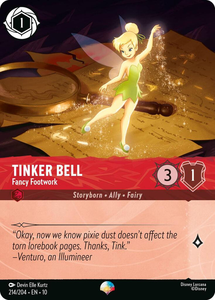Tinker Bell - Fancy Footwork (Epic) (214/204) [Whispers in the Well] (ONLINE ORDER ONLY)