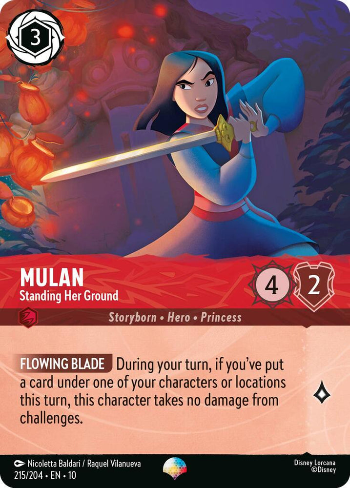 Mulan - Standing Her Ground (Epic) (215/204) [Whispers in the Well] (ONLINE ORDER ONLY)