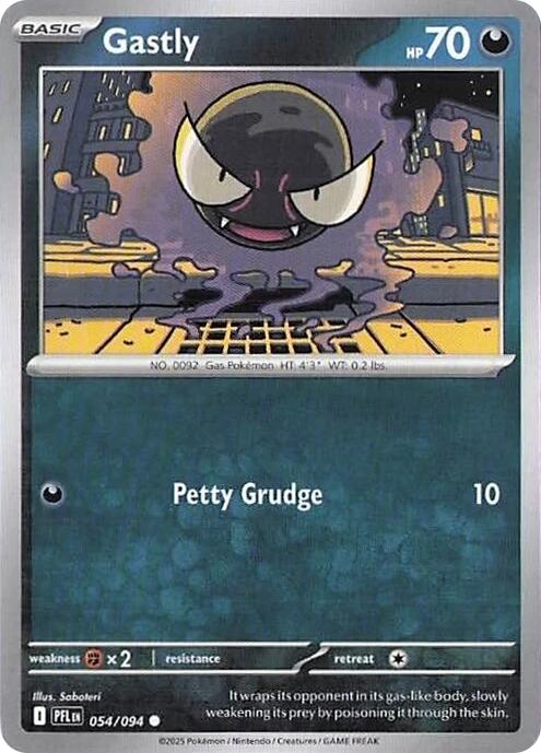 Gastly (054/094) [Mega Evolution: Phantasmal Flames] (ONLINE ORDER ONLY)