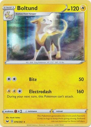 Boltund (076/202) (Cosmos Holo) [Sword & Shield: Base Set] (Online Only)
