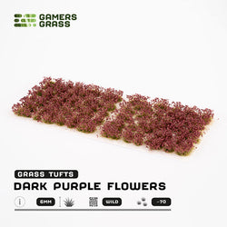 Gamers Grass Tufts: Dark Purple Flowers- Wild (ONLINE ORDER ONLY)