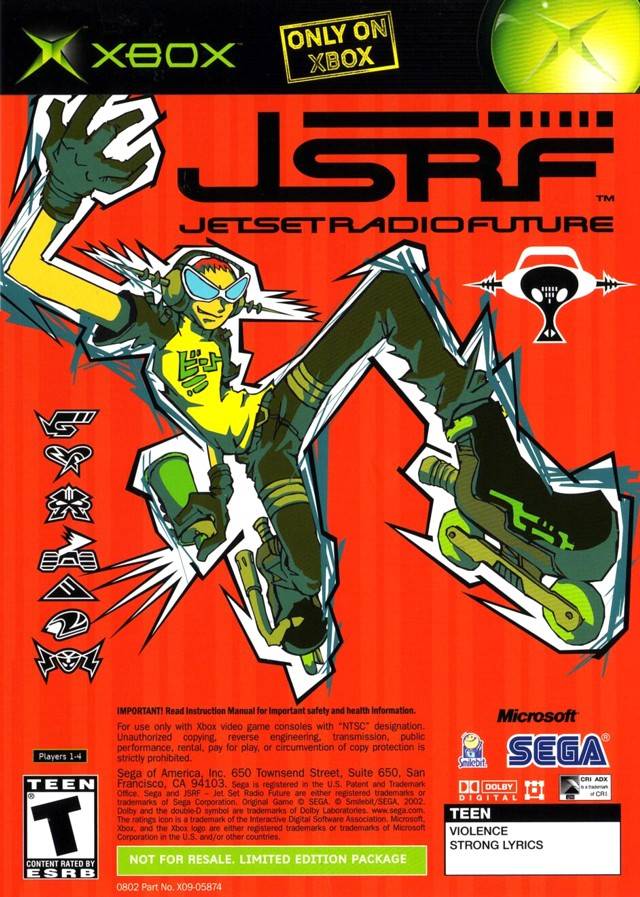 Sega GT 2002 / JSRF Combo (Xbox) (ONLINE ORDER ONLY)