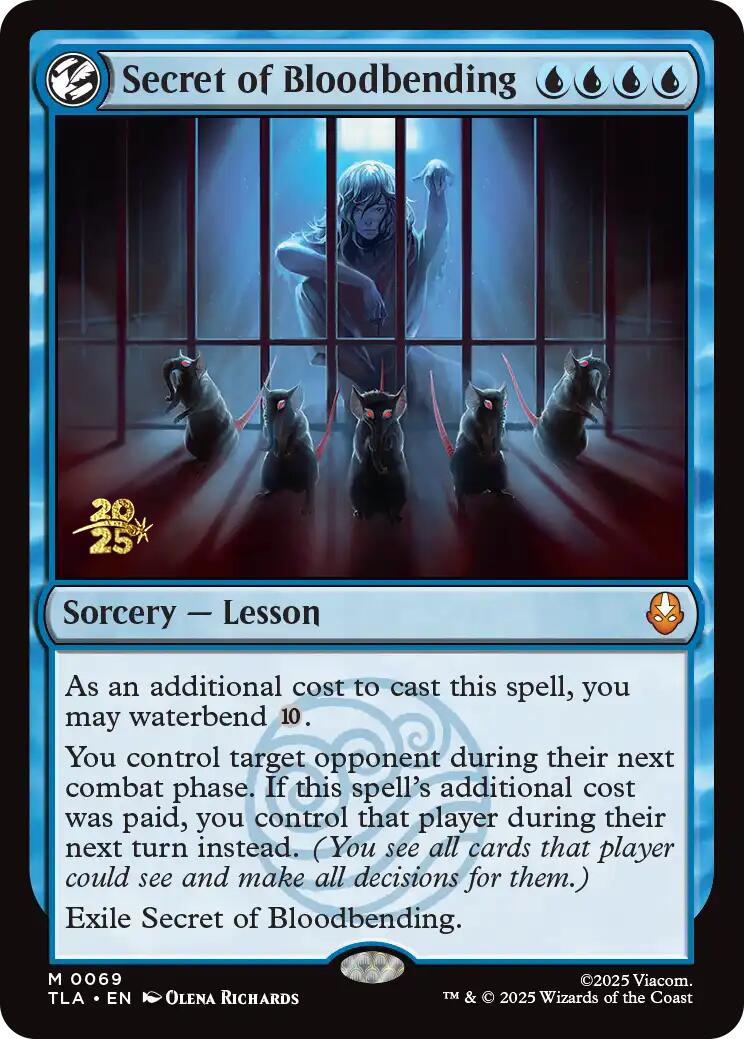 Secret of Bloodbending [Avatar: The Last Airbender Prerelease Cards]