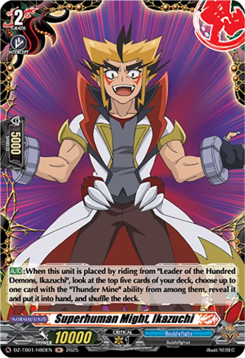 Superhuman Might, Ikazuchi (DZ-TB01/H80EN) (DZ-TB01/H80EN) [Future Card Buddyfight]