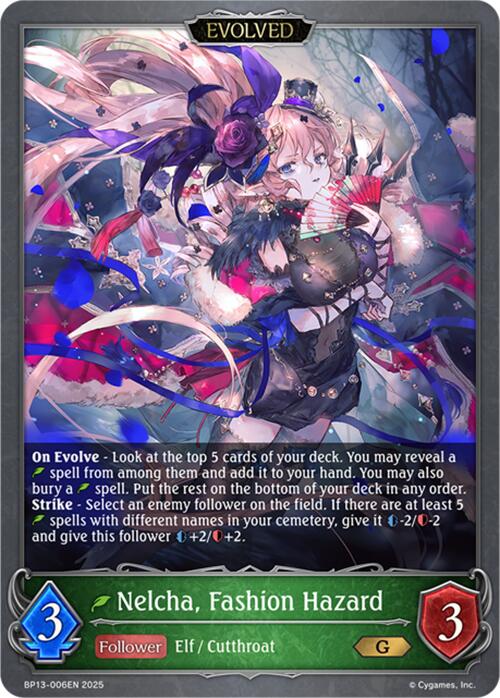 Nelcha, Fashion Hazard (Evolved) (BP13-006EN) [Dominion of Darkness]