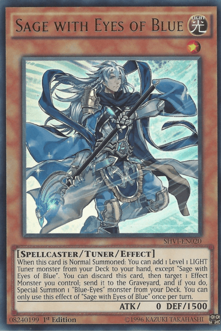 Sage with Eyes of Blue [SHVI-EN020] Ultra Rare (ONLINE ORDER ONLY)
