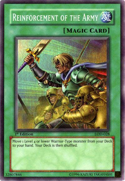 Reinforcement of the Army [LOD-028] Super Rare (ONLINE ORDER ONLY)