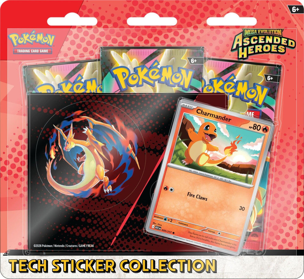 Mega Evolution: Ascended Heroes Tech Sticker Collection - Charmander [ASC] (ONLINE ORDER ONLY)