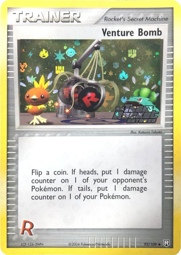 Venture Bomb (93/109) (Stamped) [EX: Team Rocket Returns] (Online Only)