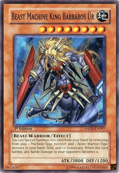 Beast Machine King Barbaros Ur [ANPR-EN097] Super Rare (ONLINE ORDER ONLY)