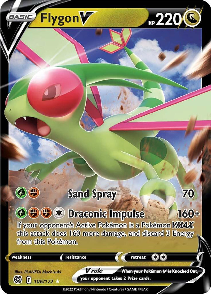 Flygon V (106/172) [Sword & Shield: Brilliant Stars] (Online Only)