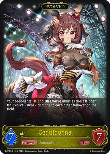 Gentildonna (Evolved) (ECP01-011EN) [Umamusume: Pretty Derby EX Crossover Set]