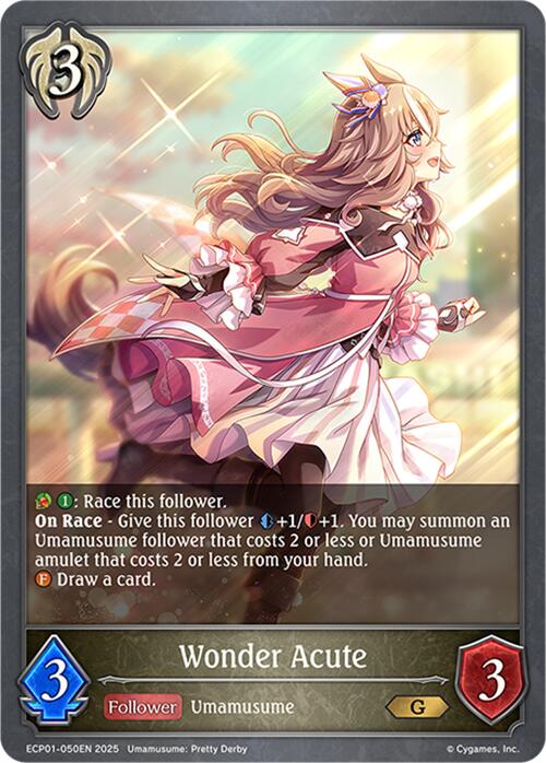 Wonder Acute (ECP01-050EN) [Umamusume: Pretty Derby EX Crossover Set]