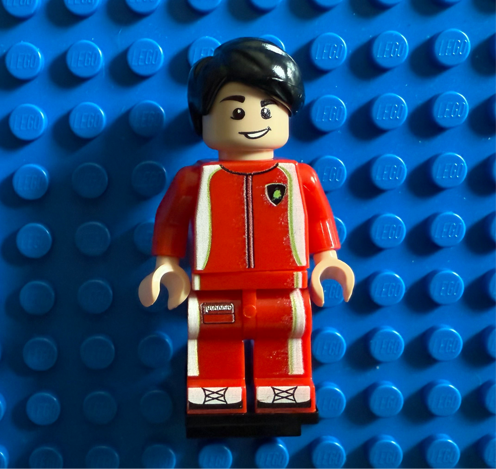 F1 Ferrari Schumacher Suit Minifigure (ONLINE ORDER ONLY)