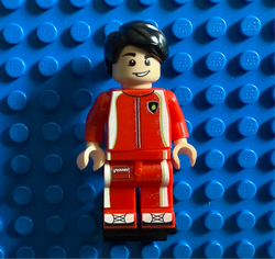 F1 Ferrari Schumacher Suit Minifigure (ONLINE ORDER ONLY)