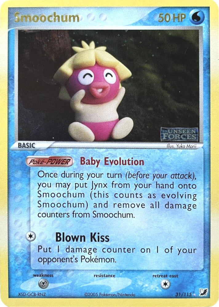 Smoochum (31/115) (Stamped) [EX: Unseen Forces] (Online Only)
