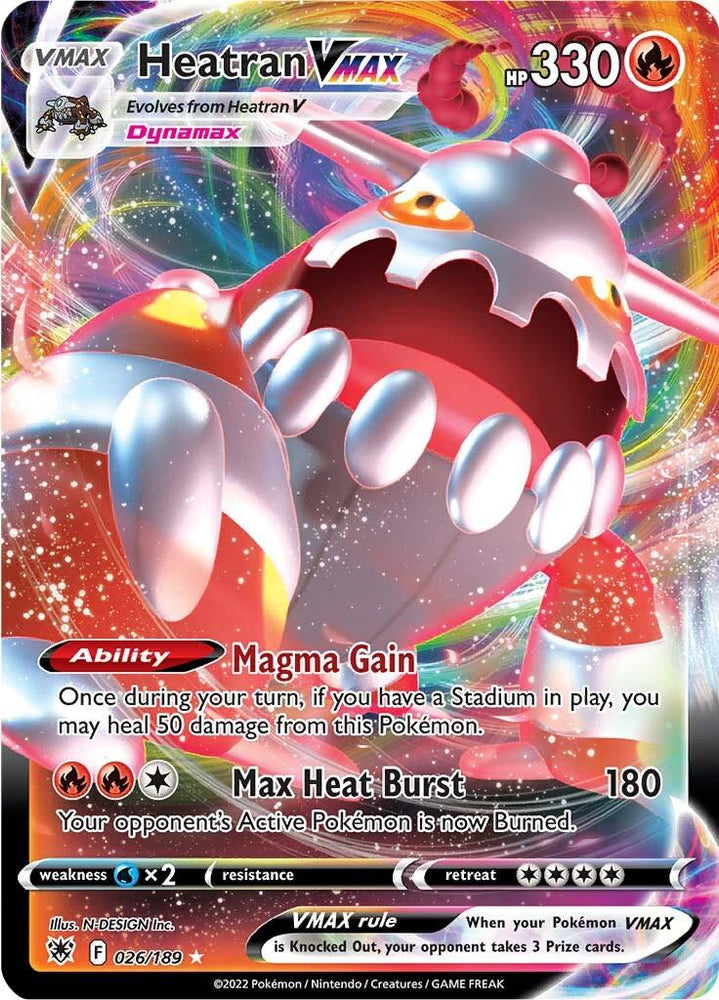 Heatran VMAX (026/189) [Sword & Shield: Astral Radiance] (Online Only)