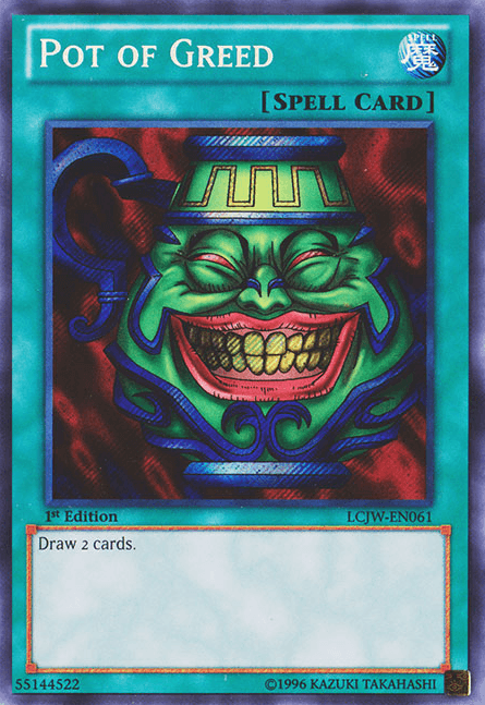 Pot of Greed [LCJW-EN061] Secret Rare (ONLINE ORDER ONLY)
