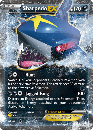 Sharpedo EX (91/160) [XY: Primal Clash] (Online Only)