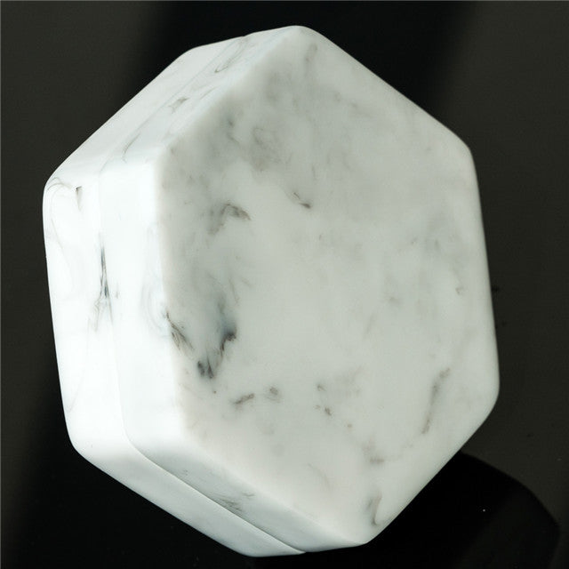 Resin Hexagon Box for Dnd Dice Case (White & Black） (Online Only)