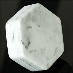 Resin Hexagon Box for Dnd Dice Case (White & Black） (Online Only)