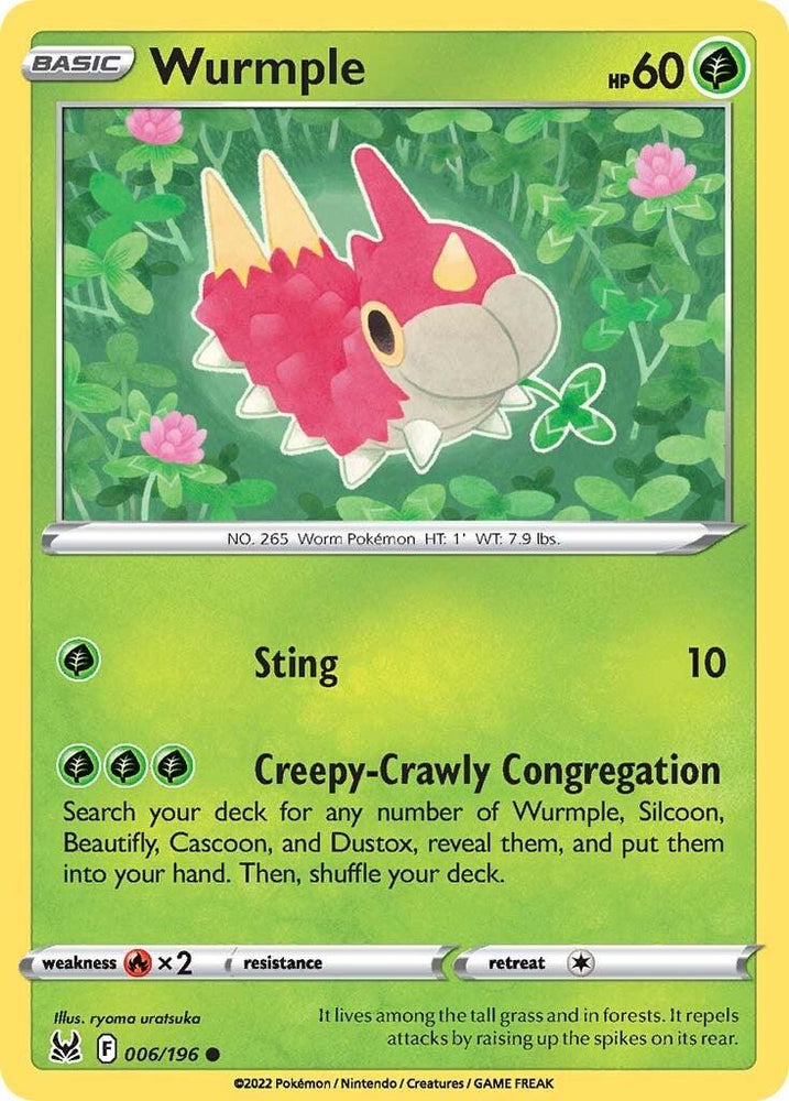 Wurmple (006/196) [Sword & Shield: Lost Origin] (Online Only)