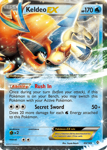Keldeo EX (49/149) [Black & White: Boundaries Crossed] (Online Only)