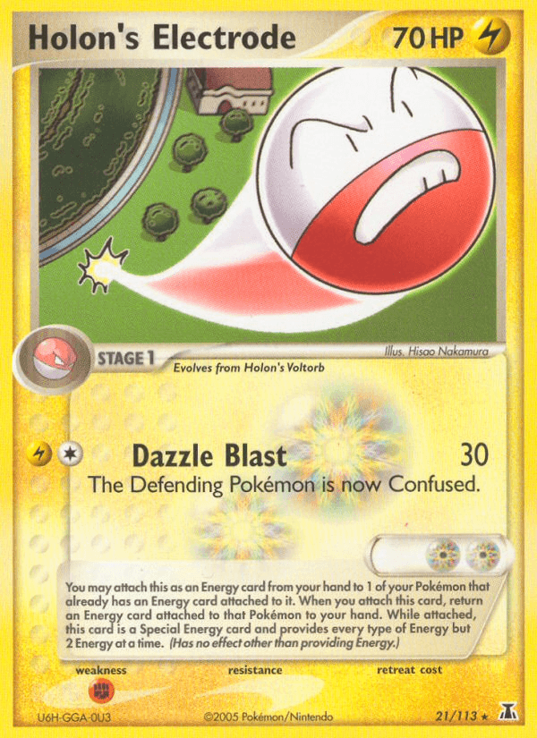 Holon's Electrode (21/113) [EX: Delta Species] (Online Only)