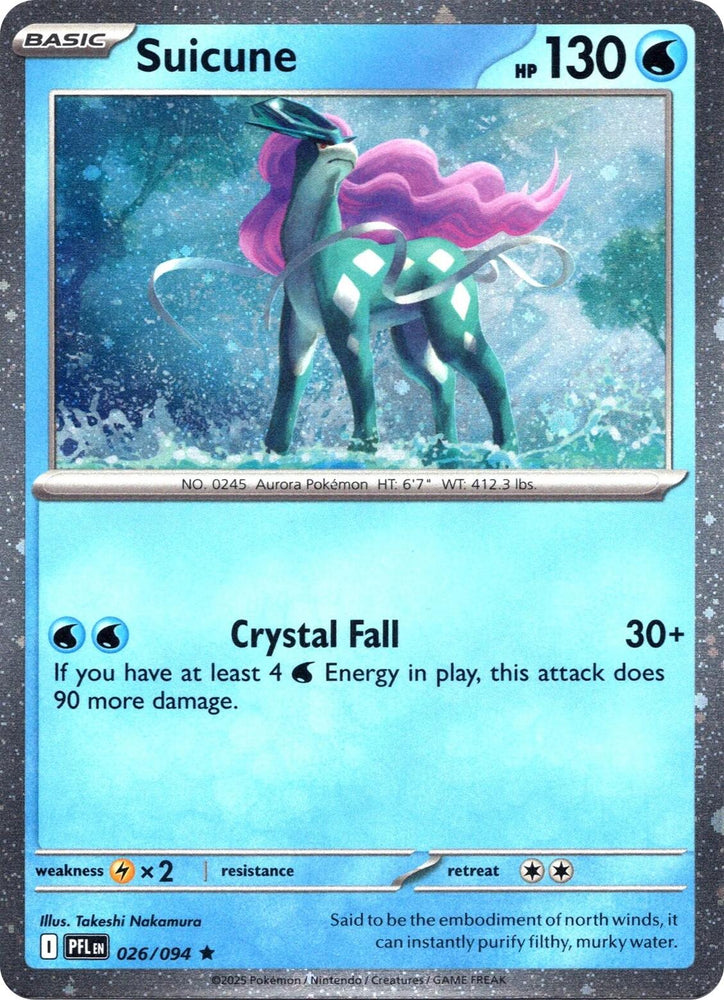 Suicune (026/094) (Cosmos Holo) [Miscellaneous Cards]