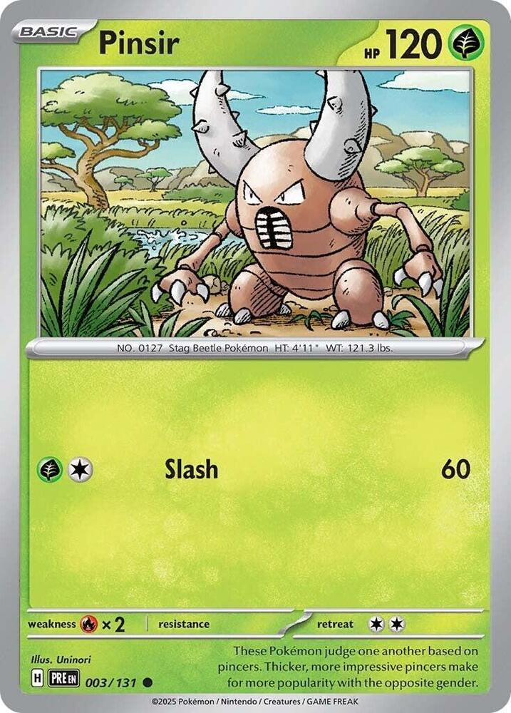 Pinsir (003/131) [Scarlet & Violet: Prismatic Evolutions] (Online Only)
