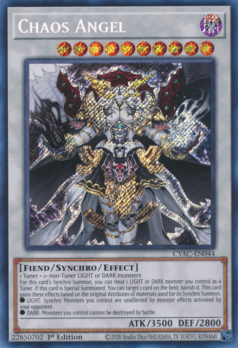 Chaos Angel [CYAC-EN044] Secret Rare (ONLINE ORDER ONLY)