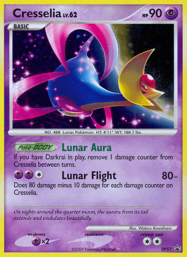 Cresselia (DP51) [Diamond & Pearl: Black Star Promos] (Online Only)